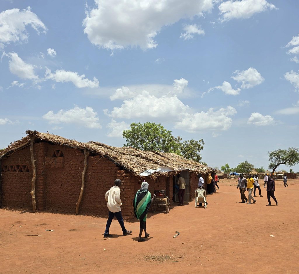 Believers gather for a meeting in Sudan