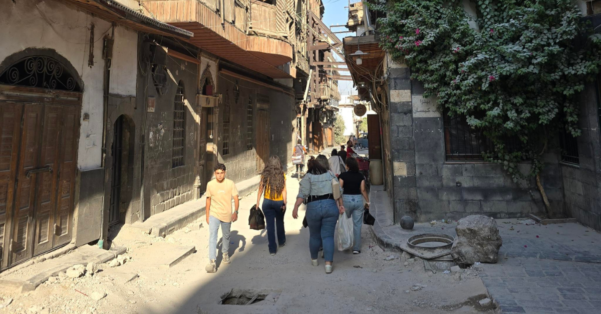 Buildings and roads in Syria in need of repair